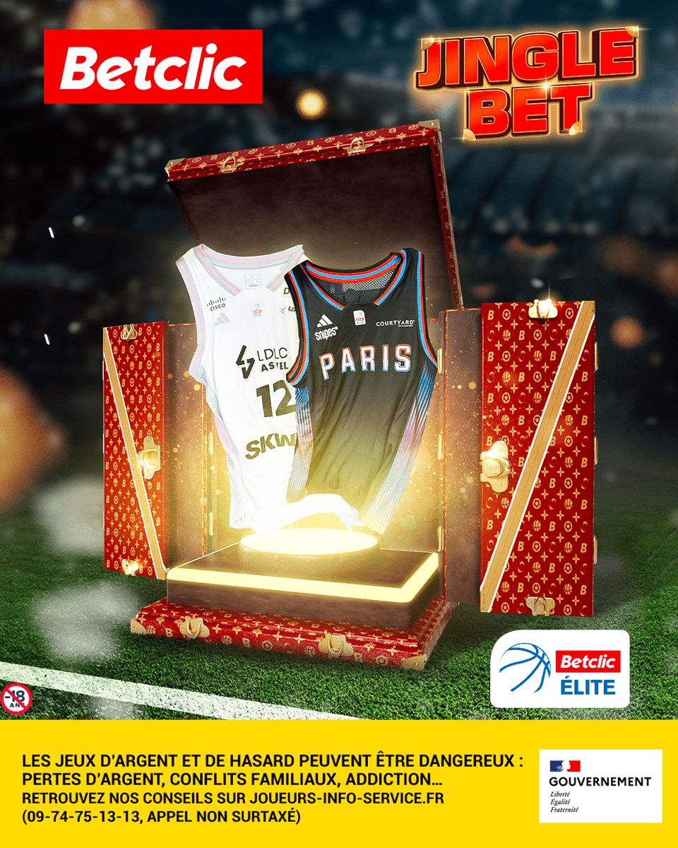 Betclic's tweet photo. 🎄🎅 On continue de vous régaler avec les 18 maillots de #BetclicELITE !

Le maillot de ton équipe préférée te fait de l'oeil ? 👀 #JingleBet

🤝 Follow @Betclic
🔁 RT + le nom de ton club de coeur en réponse avec #JingleBet pour participer
TAS demain 🍀 https://t.co/wrpaq1zvtQ