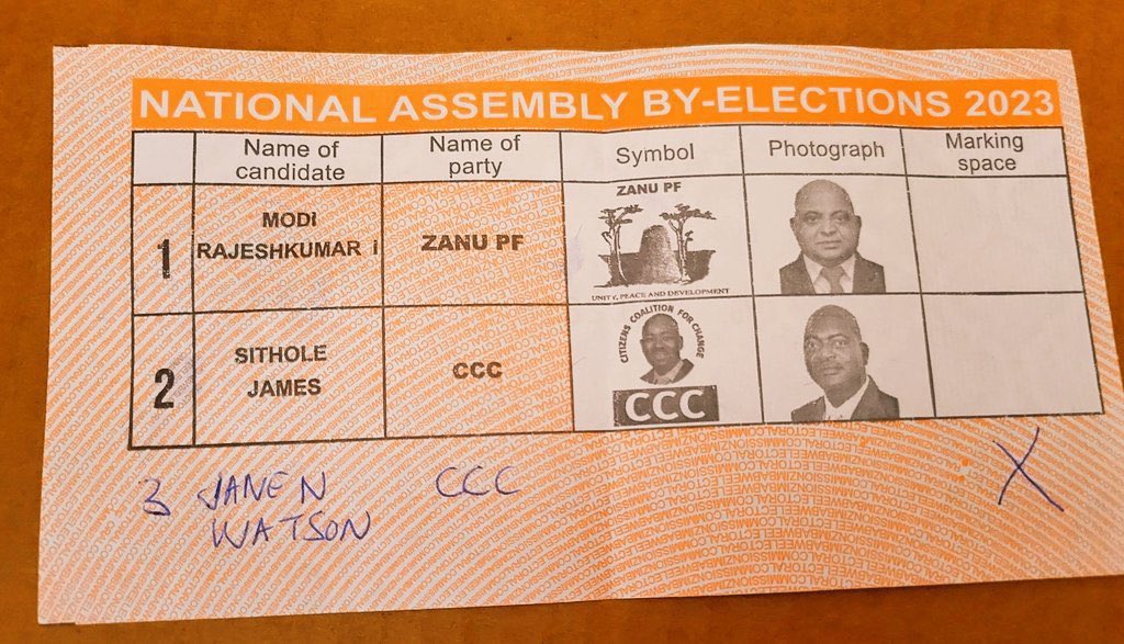 The judgement came at midnight &amp; when did they print the ballot papers? The answer is that, the recalled CCC MPs were not on the ballot paper to start of with, it was a forgone conclusion that they won’t be part of the by-election …