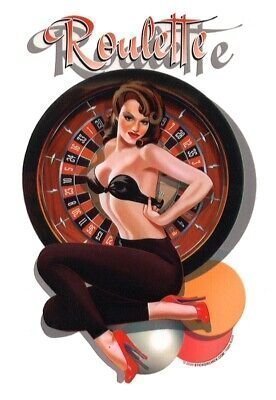 #SexyPinUpStickers #Roulette #casino #Gambling #PinUpArt #Stickers #ClassicPinUps #Decals 

💥 Click here 👉 ebay.com/itm/3503209911…