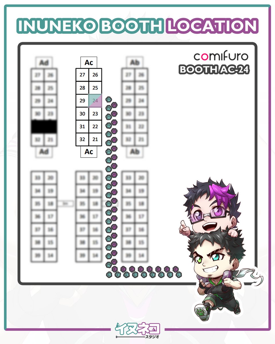 Don't forget to visit us next week at Comic Frontier 17! We'll be on BOOTH AC-24 🐶🐱 Take a look also on our products catalogue here: twitter.com/inunekostudio/… Both of our duo artists, @ArtOfKuroshinki and Vudanshy will be also there! See you there!