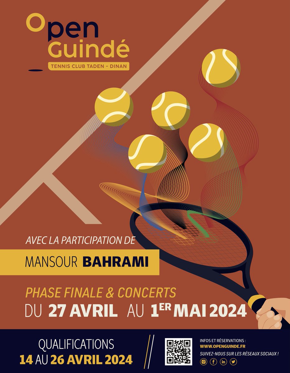𝗔𝗙𝗙𝗜𝗖𝗛𝗘 𝗢𝗙𝗙𝗜𝗖𝗜𝗘𝗟𝗟𝗘🖼: 👀 Voici l’affiche officielle de l’Open Guindé 2024 🎨.
Vous aimez❓Nous, on adore 😍❗️
🔵⚫️🔴
   🟡🟢

👉Réalisation Shebam  

#𝗧𝗘𝗥𝗥𝗘𝗗𝗘𝗖𝗛𝗔𝗠𝗣𝗜𝗢𝗡𝗦

#mansourbahrami #openguinde