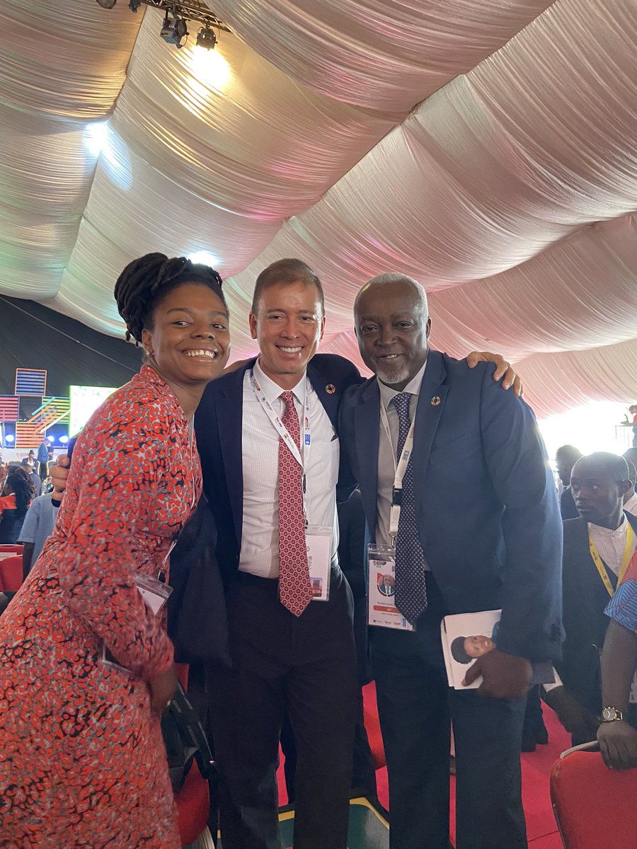 LaurentRudas's tweet image. #YouthConnektAfrica2023 
In Nairobi, Tapping youth innovation 4 creative economy &amp;amp;localizing progress for the #GlobalGoals. But with humanitarian crises arising, #COP28 must not fail on climate damage aid and adaptation financing, or our moonshots ideas stay out of reach.