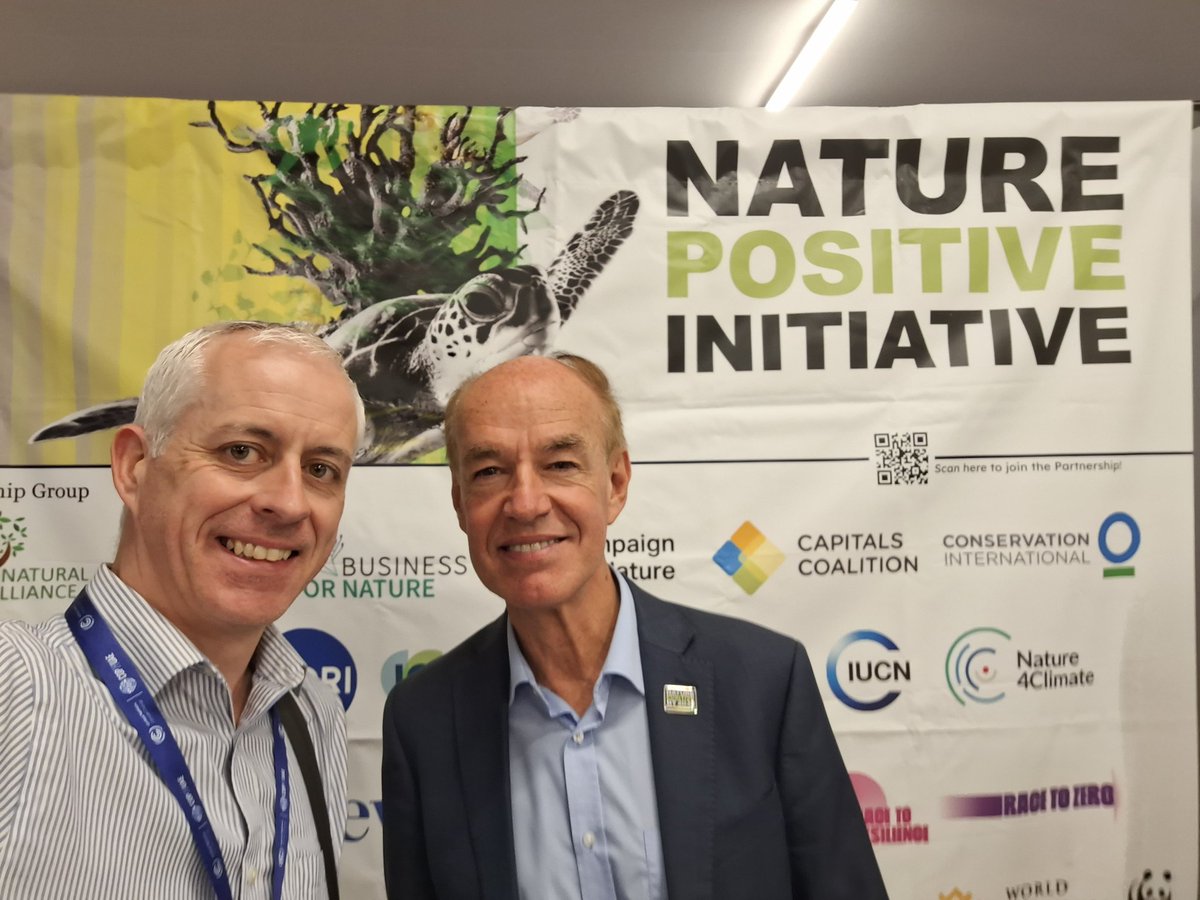 DavidTcd's tweet photo. 'Nature, Land use, &amp; Oceans' theme at #cop28 today: Interesting 'Measuring Nature Positive' session led by Marco Lambertini, convenor of Nature Positive Initiative (https://t.co/O54Rrl4smO). Session recordings: https://t.co/EteFcmor5P @tcddublin @TCDBusiness https://t.co/lc75Xq0Bas