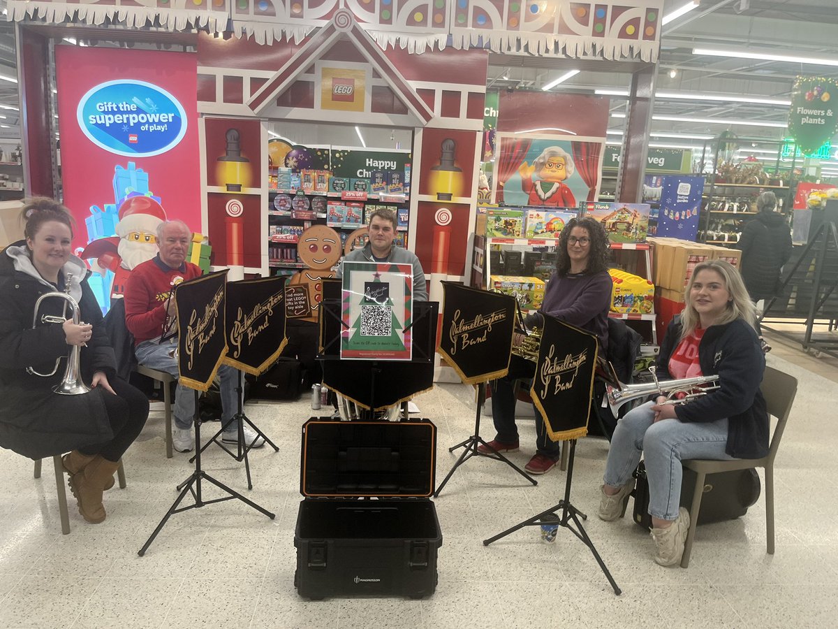 We’re at Sainsbury’s Prestwick today! Come say hello!🎄🎺