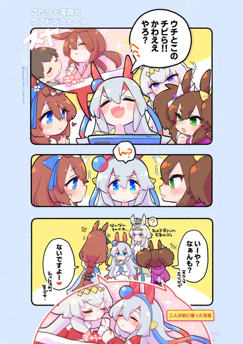 こたつと写真とクアドラフォース 