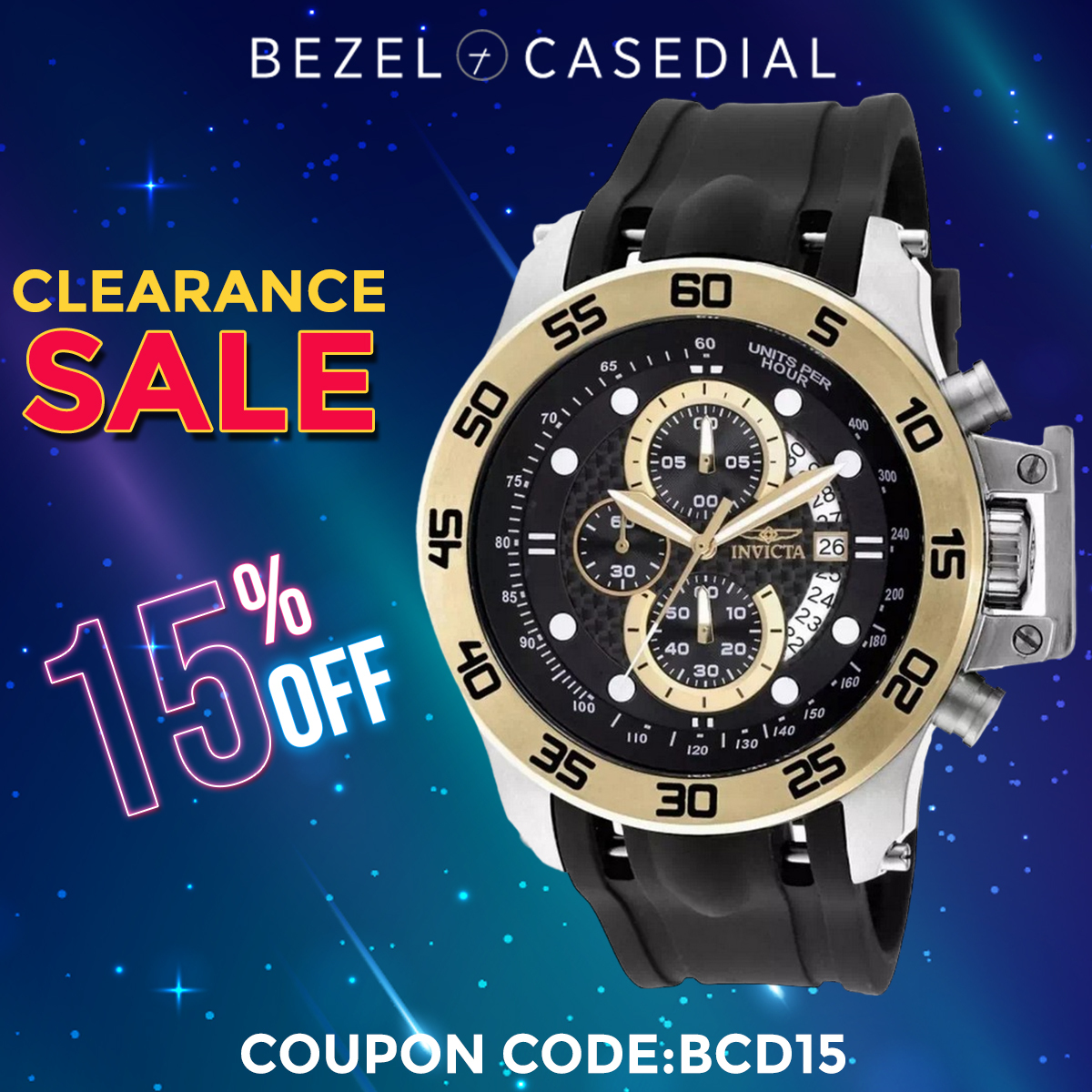 BCD_LLC's tweet photo. 𝑪𝒍𝒆𝒂𝒓����𝒏𝒄𝒆 𝑺𝒂𝒍𝒆: 𝑮𝒆𝒕 15% 𝒐𝒇𝒇 𝒖𝒔𝒊𝒏𝒈 𝒄𝒐𝒖𝒑𝒐𝒏 𝒄𝒐𝒅𝒆 𝑩𝑪𝑫15.

The Invicta I-Force 19253 Quartz Chronograph is a bold and functional timepiece designed for the modern man. 

https://t.co/g8u1UYEhTy

#Invicta #Invictawatch #Invictawatches #Invictalover https://t.co/OBVqsrgYlM