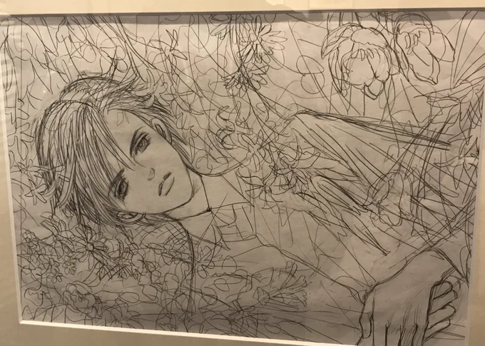 お友達に誘ってもらって、清水玲子先生の原画展観てきました!美しすぎるカラー原画がたくさん観られて最高でした…! 印刷されたものも美しいけれど、原画はその数万倍美しかったです。国宝級でした。下絵や鉛筆原稿も観られてうれしい! ウットリ夢心地の展示でした…(*'꒳`*)