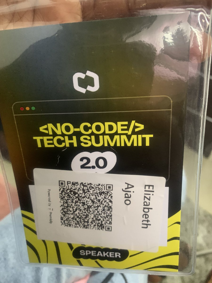 ElizabethAjao_'s tweet image. #NoCodeTechSummit dayyyy 🎉🎉🎉