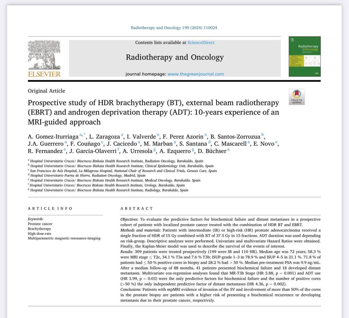 • Thank you very much @agomeziturriaga for the kind invitation to participate in this nice manuscript 🔥☺️. Congrats all the team!! • Share Link – a personalized URL providing 50 days' free access to the article👇🏻 authors.elsevier.com/c/1iAP6cA0-F1n1