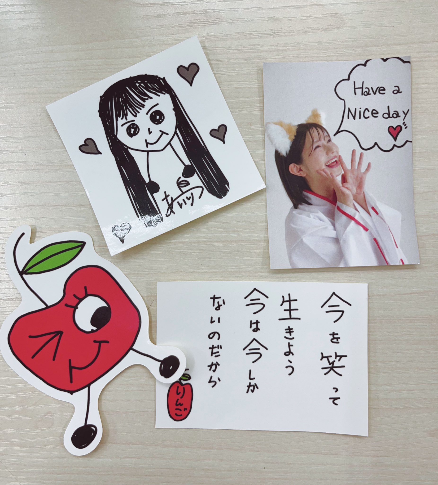 大場美奈 直筆サイン入りチェキ