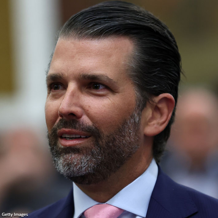 Donald Trump Jr. panned the timing of the nine criminal charges brought against Hunter Biden on Thursday night, saying it was "planned" in order to skirt Biden's scheduled deposition next week. MORE: bit.ly/47PdllB