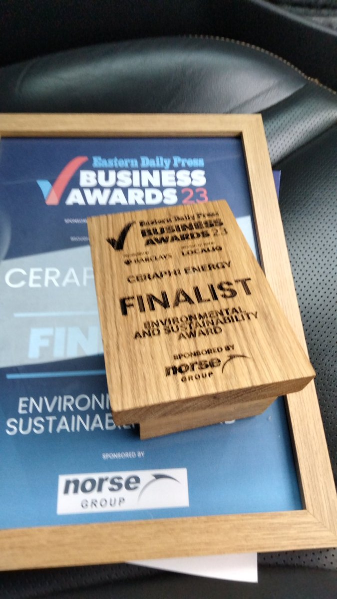 @CeraPhiEnergy round to be a finalist at the @EDP24 2023 annual Awards for Environmental and Sustainability Awards sponsored by @NorseGroupLtd Great to see Renewable Energy Represented from the region... #ClimateAction #Geothermal #HeatNetworks #CleanEnergy