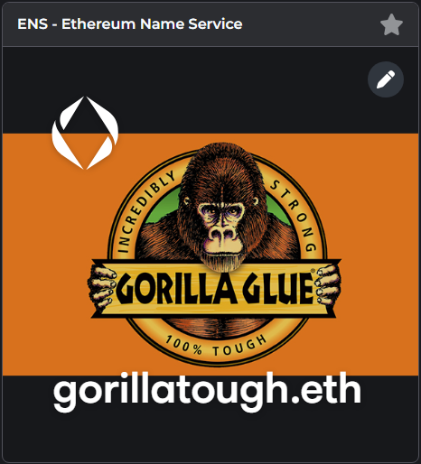 cooliouseth's tweet photo. Hey #ENSdegens #enscommunity #ensdomains and whoever else can help answer this. I registered this domain and it automatically loaded the picture for it. Not what I was thinking but why do you think this happened? Usually I have to pay extra to add an #Avatar to the name? https://t.co/BRCQyiLtiU