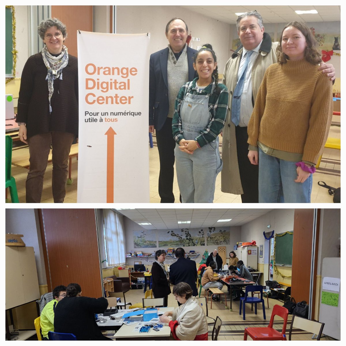 Jean-luc Girod 🟧 (@jeanlucgirod) on Twitter photo <a href="/luzarches/">luzarches</a> accueille aujourd'hui les ateliers numériques d'<a href="/OrangeIDF/">Orange Île-de-France</a> . Merci à son maire Michel <a href="/MMansoux/">Michel Mansoux</a> pour son soutien.
c'est en multipliant ces événements que nous favorisons la compréhension du #numérique auprès de la jeunesse.
<a href="/Brulon95/">BRULON Emmanuel</a> <a href="/Orange_France/">Orange France</a> <a href="/Aurelie_Hurtado/">Aurélie Hurtado 💐</a> <a href="/luzarches/">luzarches</a> accueille aujourd'hui les ateliers numériques d'<a href="/OrangeIDF/">Orange Île-de-France</a> . Merci à son maire Michel <a href="/MMansoux/">Michel Mansoux</a> pour son soutien.
c'est en multipliant ces événements que nous favorisons la compréhension du #numérique auprès de la jeunesse.
<a href="/Brulon95/">BRULON Emmanuel</a> <a href="/Orange_France/">Orange France</a> <a href="/Aurelie_Hurtado/">Aurélie Hurtado 💐</a>