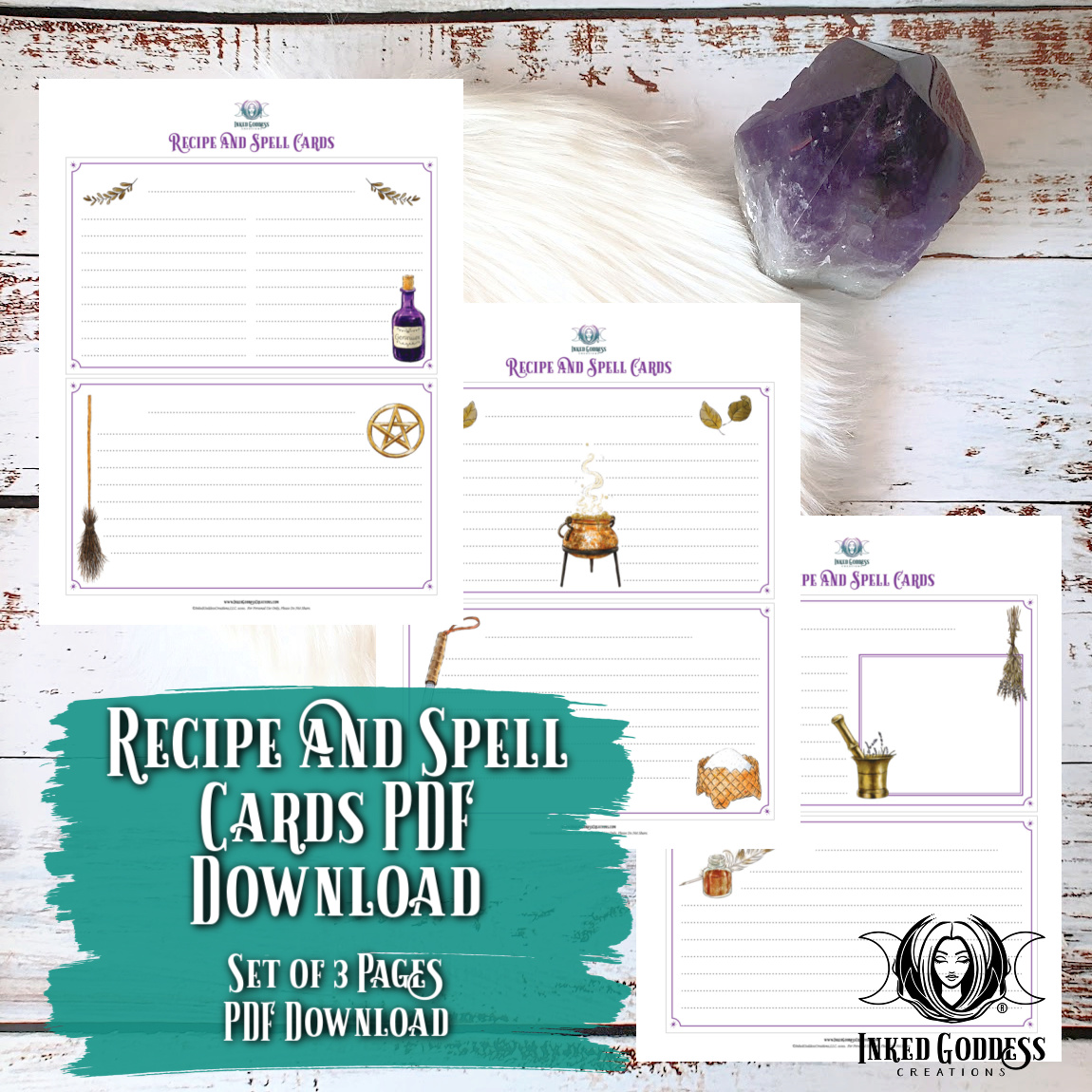 inkedgoddesshop's tweet photo. The second Saturday in December is #GingerbreadDecoratingDay!

This ancient spiced treat is a staple during the holiday season. Do you bake gingerbread? Keep your favorite recipe handy with our exclusive Recipe and Spell Cards!

https://t.co/twmCtQrVRm
#KitchenWitch https://t.co/vE5MEQRO0j