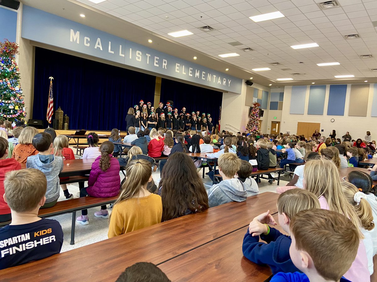 Loved experiencing Take Note at <a href="/McAllister_ES/">McAllister ES</a> yesterday. Our students loved the interactive performance. Thank you <a href="/janwoochorus/">Janet Wooten</a> for sharing your students with us! #MESRocks
