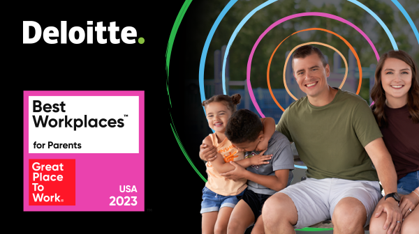 If we could put this award on the fridge we would! Thrilled to announce Deloitte US has been honored yet again as a #BestWorkplaces for parents. deloi.tt/46A6Dyt