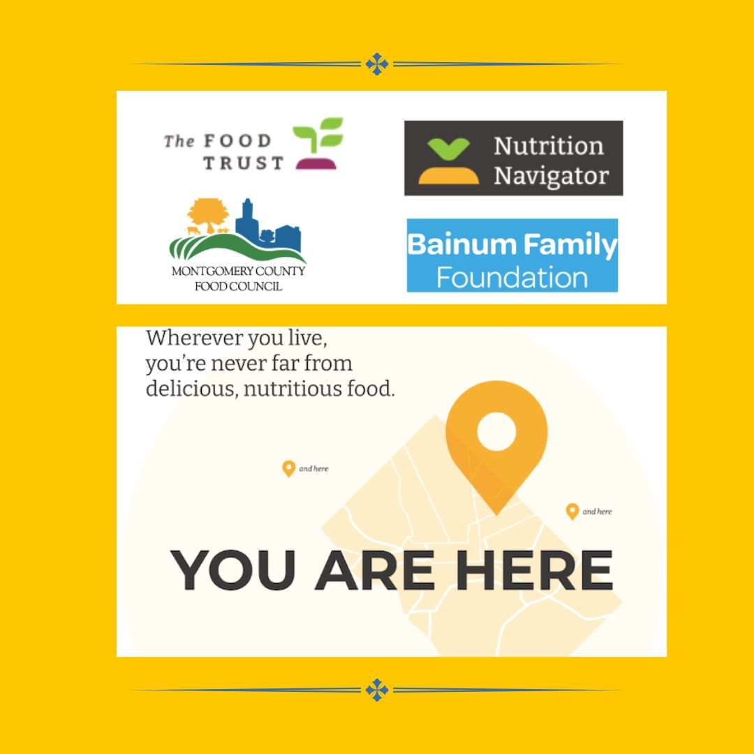 The Food Trust, in collaboration with the Bainum Family Foundation and the Montgomery County Food Council, is thrilled to announce the launch of the Nutrition Navigator at map.thefoodtrust.org. Donate today at mocofoodcouncil.org/donate/