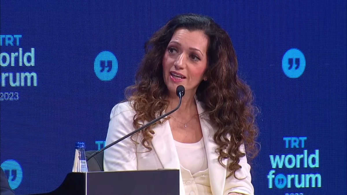 Tasmina Ahmed-Sheikh emphasises the crucial role of media in addressing social injustices and crises, highlighting the importance of conveying stories in a way that resonates with people. #UnityInDiversity #InspireChangeNow #TRTWORLDFORUM23