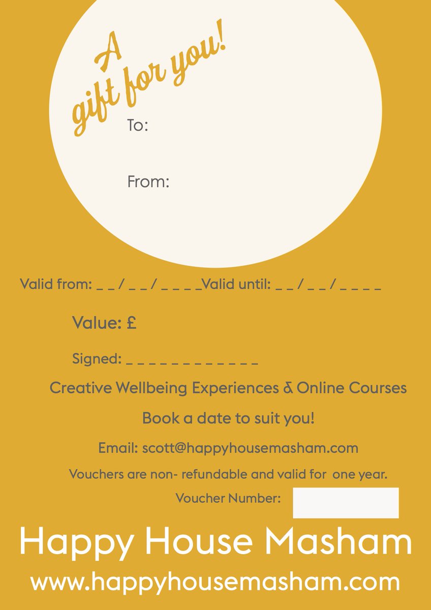 ianscottmassie's tweet image. Josie Beszant and I run the Happy House, Masham, which is a project aiming to bring happiness through creativity. We’ve just introduced gift vouchers so you can bring someone happiness this year. You can find them here: happyhousemasham.com/shop.html or follow the link in the bio