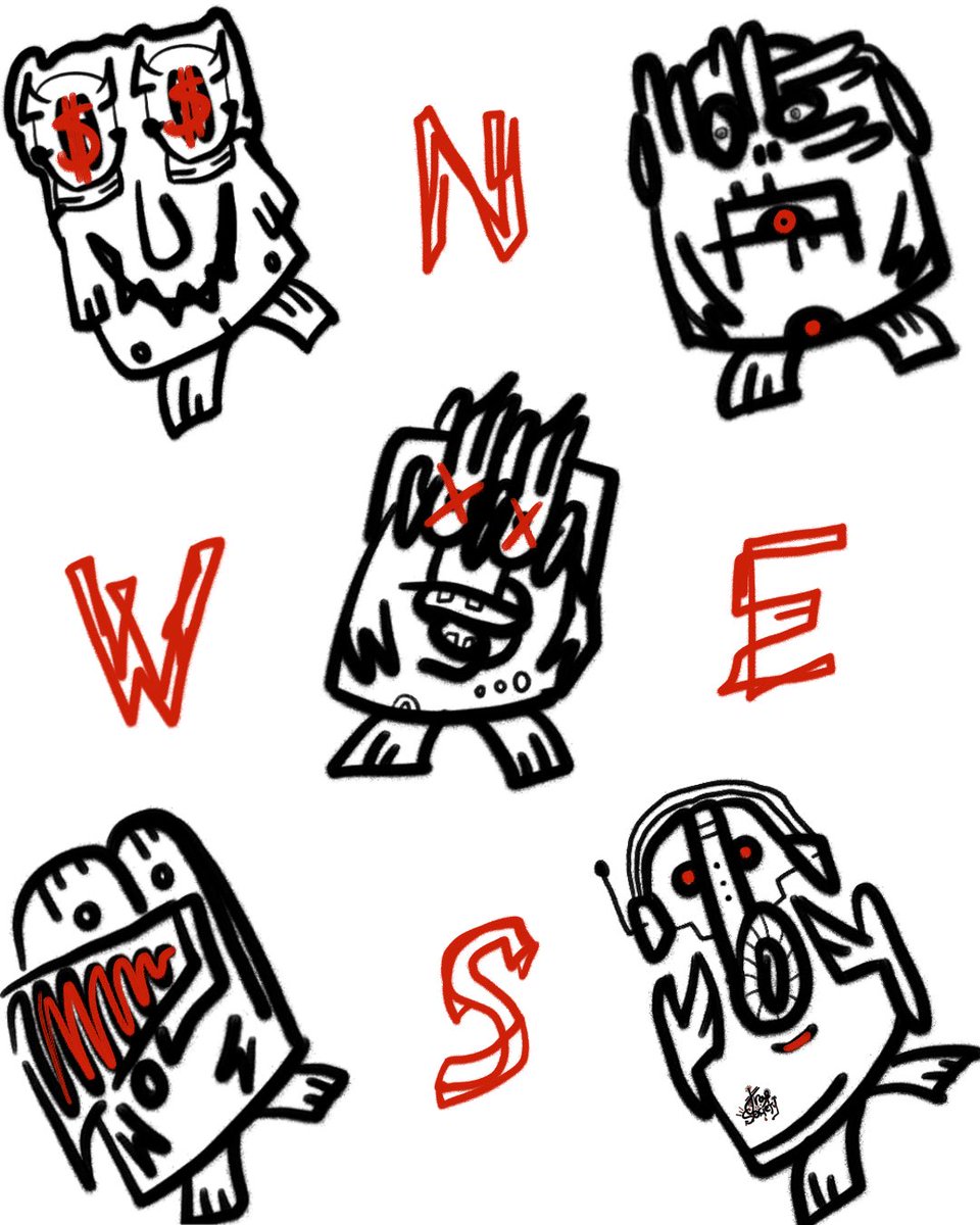 Monsters X Trap.society 👹
•
•
•
•
#abstractart #digitalart #procreate #web3 #artwork #opensea #artist #abstractartist #digitalcollectibles #collection #sketch #art #california #tattoo #reflection #problem #shoot #trapsociety #genz #peace #guns #trap #war #opportunity #artist