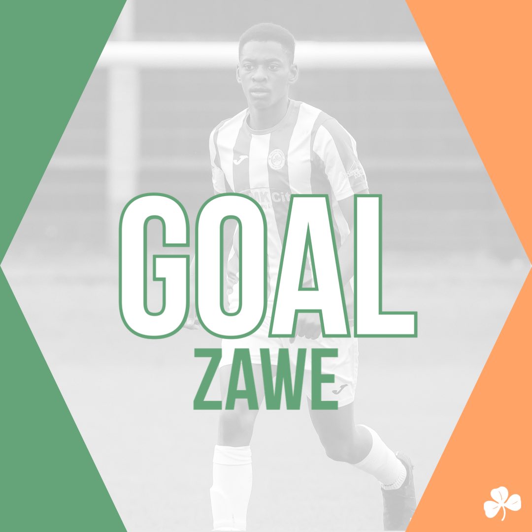 65’ - GOAL! Zawe adds another! Corner taken short, crossed to Zawe and he controls it on his chest and smashes it it to the back of the net! MK Irish 3-1 Crawley Green #UpTheIrish #NonLeague #SSML