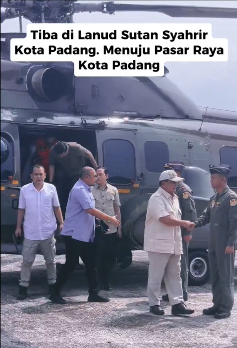 Dilihat dari jenis pesawatnya adalah H225 M milik TNI AU dgn awak personil TNI AU juga, artinya ini fasilitas negara yg dipakai utk tujuan kampanye! Setujukah capres @prabowo mengundurkan diri dari menhan spy tdk ada komplik kepentingan? Setuju > RT Setuju sekali => RT+ Like