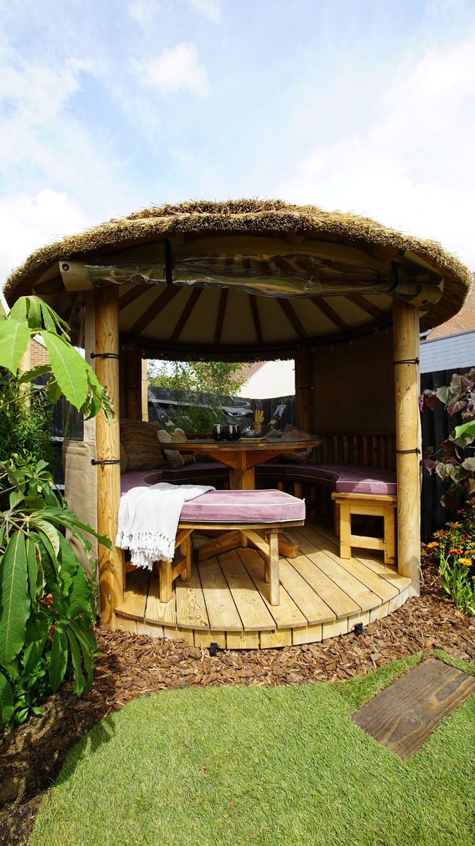 The incredible Gazebo was supplied by the exceptional people over at Breeze House
Not only is it one of the most beautiful things we have ever put in a garden it is also very practical and we are sure will get a lot of use!