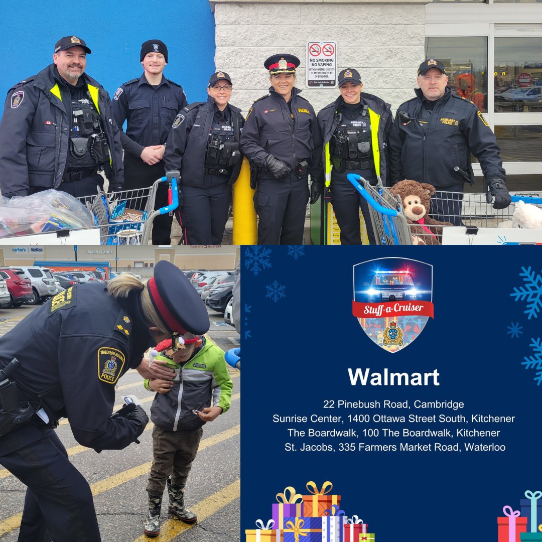 WRPSToday's tweet photo. Thank you to everyone who has already come out to support Stuff-a-Cruiser and spread a little holiday cheer this morning!

We will be collecting donations of new, unwrapped toys at Walmart locations across the Region today until 5 p.m.

https://t.co/2cfethmyFX

 🚔+ 🎁= 🧒 https://t.co/g9eqawuXWs