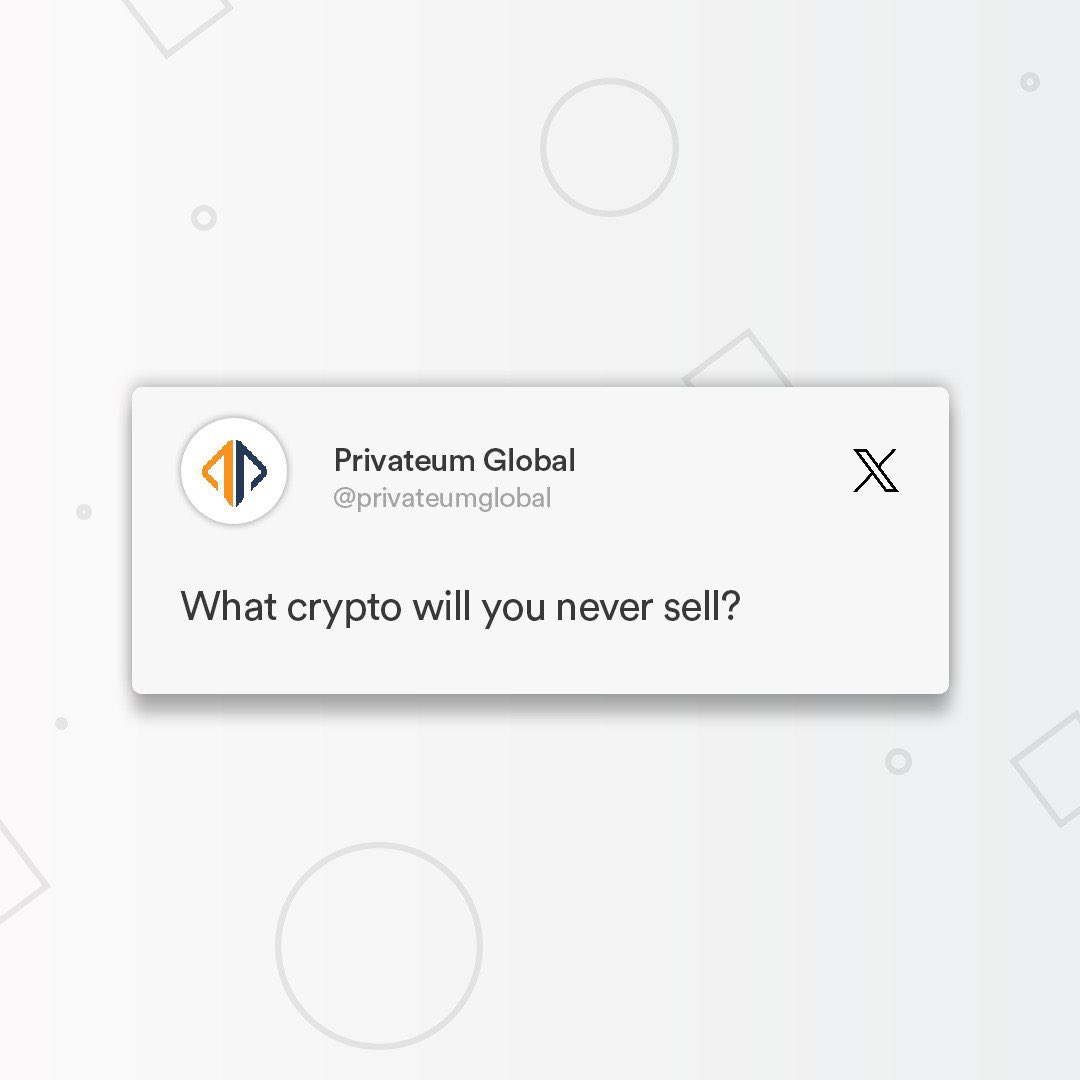 privateumglobal's tweet photo. Comment below 💬 ⬇️ 

#PRItoken #PrivateumGlobal https://t.co/ACvmMElon0