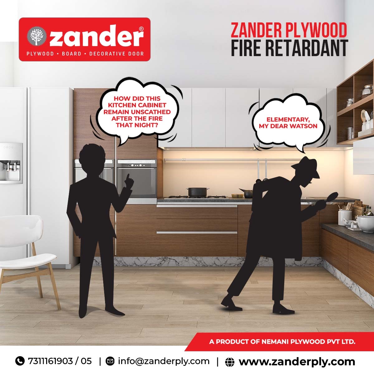 zander_ply's tweet photo. Holmes and Watson are coming for an investigation of a kitchen. Holmes with his magnifying glass focuses on the kitchen cabinet area. Make a sketch or outline of the characters and place the dialogue on their top.

#Zanderply #Plywoodmanufacturer #Maringradeplywood #Holmes https://t.co/0OlbM7GWDL