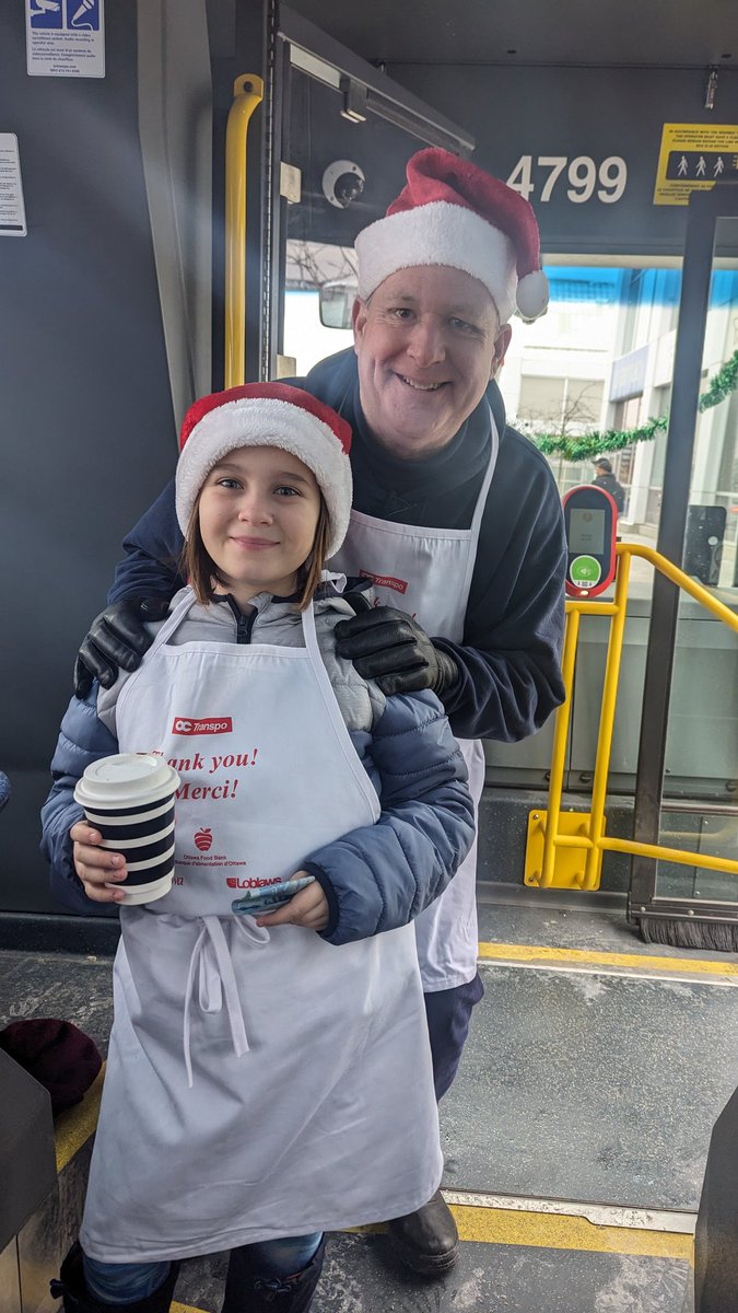 TimTierney's tweet photo. Super time today at the 39th annual @OC_Transpo and Loblaws Holiday Food Drive, on from 9 a.m. to 5 p.m., in support of @OttawaFoodBank
Stop by our Ogilvie Road Loblaws and say Hi, and make a donation if you’re able. Special shout out to amazing OCTranspo staff. https://t.co/YPedJw1mFv