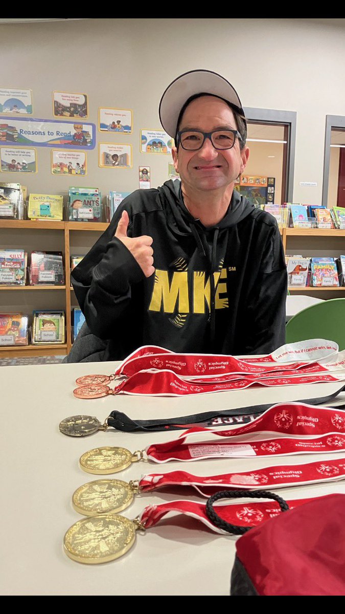 A very special shout out to team manager Michael Poll! His profound impact and connection he made with the elementary students with special needs was awesome. He can be that spark, that inspiration for their future goals and aspirations.