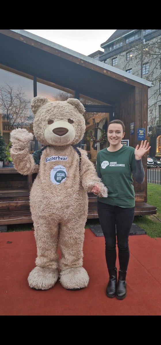 Baxterbearsays's tweet photo. Thank you to all the kind people who came to see us at the @SocialBite_ Tree of Kindness in Edinburgh yesterday! https://t.co/SRE5GZ72ir