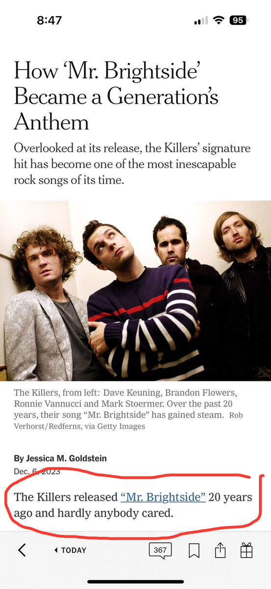 Kevin Chupka (@kevinchupka) on Twitter photo Um…this song was EVERYWHERE (not remotely overlooked) when it came out!! The rest of the article - spot on! Such a great song!
<a href="/nytimes/">The New York Times</a> <a href="/jessicagolds/">Jessica Goldstein</a> Um…this song was EVERYWHERE (not remotely overlooked) when it came out!! The rest of the article - spot on! Such a great song!
<a href="/nytimes/">The New York Times</a> <a href="/jessicagolds/">Jessica Goldstein</a>