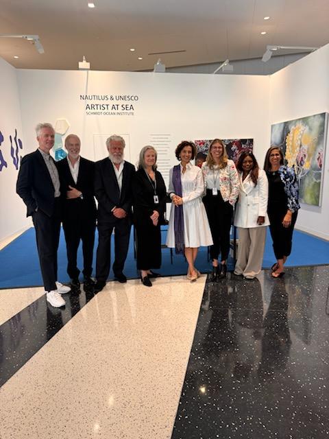 Participated in a great discussion with astronaut Nicole Stott at the Frost planetarium during Art Basel Miami. Thank you to magazine Nautilus and Omega for sponsoring the event, Director General of UNESCO A. Azoulay for her important comments, and M. Modine for introductions.
