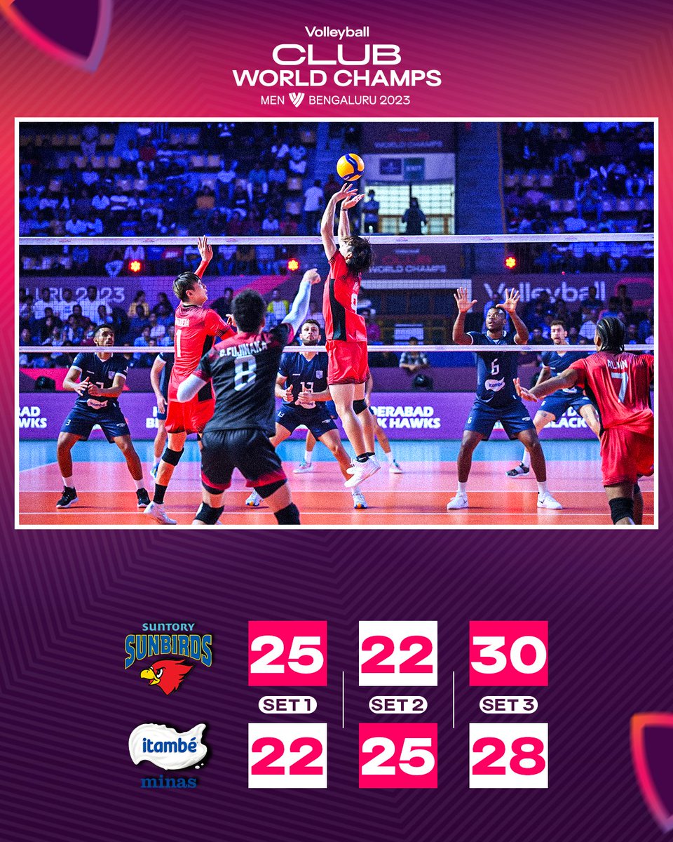 #SuntorySunbirds soar back in set 3 as they mount a powerful comeback against #ItambeMinas! 🙌💪

The ⚔️ is intensifying - which team will emerge victorious? 🧐

Find out LIVE on Sony Sports Ten 1/3/Fancode! 

#ClubWorldChamps #RuPayPrimeVolley #AsliVolleyball