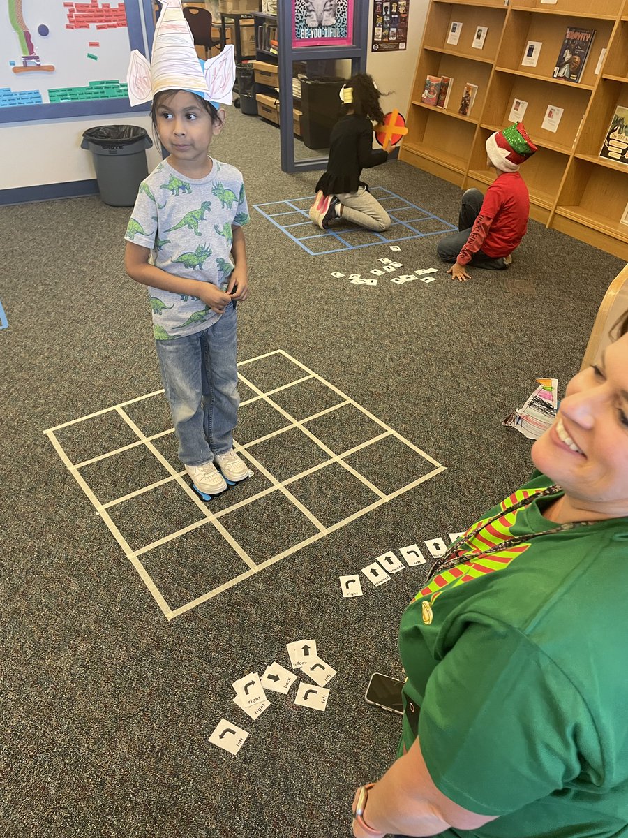 MrsBalster's tweet photo. Great day sharing an unplugged coding activity with @aljseaton firsties 🤖 #AVCato #CISDleadingtheway https://t.co/7st83GH11C