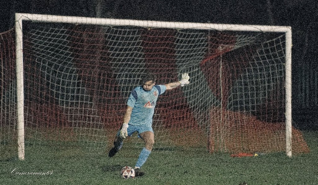 Last night's @trainedsocials Man of the Match was awarded to <a href="/DempseySmith9/">Dempsey Smith</a> who took one for the team by standing in between the sticks during the warm up and kept a clean sheet in the victory against Athersley Rec.