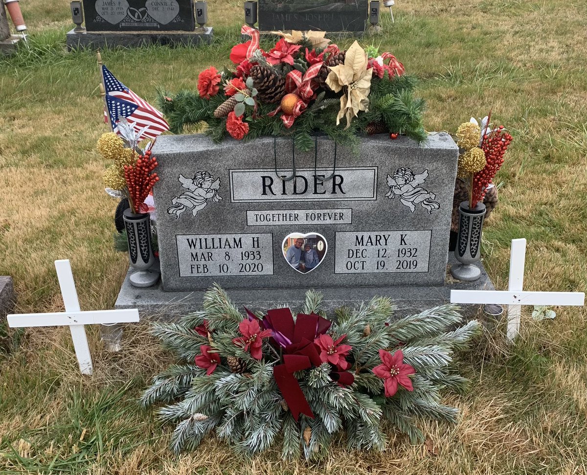 CoachRider3's tweet photo. Had the opportunity to come and visit my parents today and get them ready for Christmas!! It certainly never gets any easier! God bless their souls may they RIP! https://t.co/eY6Ardiskk