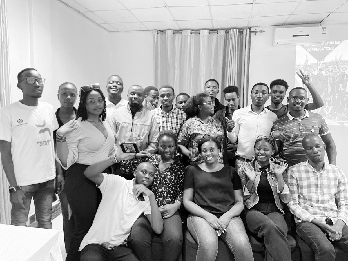 Today marked the 3rd #MovementCharter Community Conversation in #Rwanda, under the guidance of @Rebekah19901 the MCDC ambassador. Members gained deeper understanding of the Charter's aims & actively contributed their ideas especially on the principle of #Equity. @Wikimedia