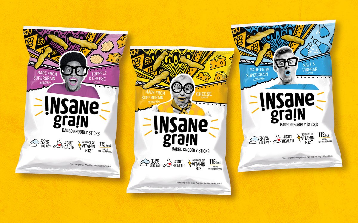 UK-based better-for-you snack brand Insane Grain scored funding from English football star Harry Kane.

insanegrain.co.uk