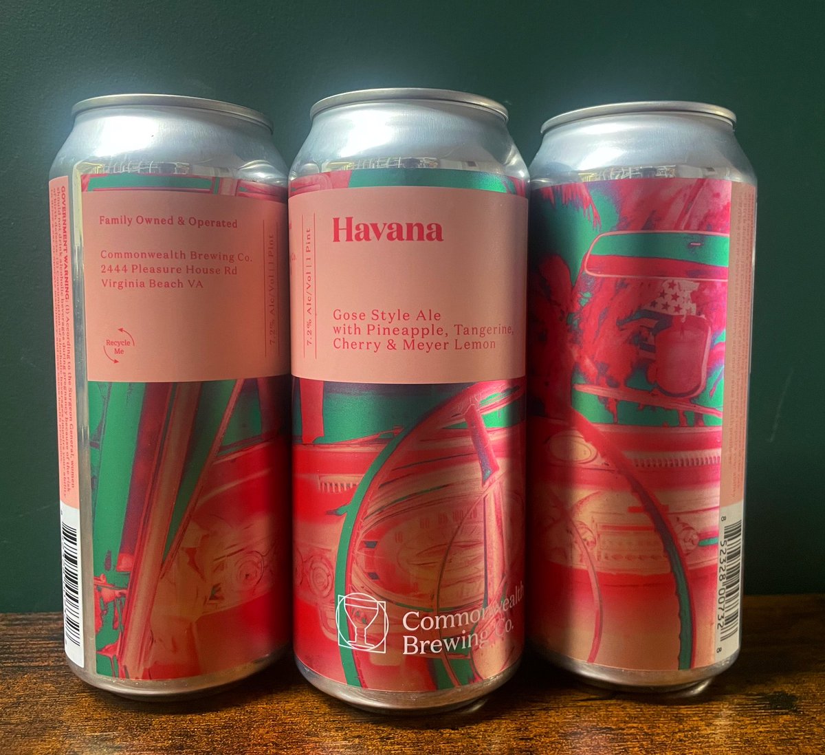 NEW BEER! Havana 7.2% Pineapple, Tangerine, Cherry & Meyer Lemon Gose from @CWBrewCo