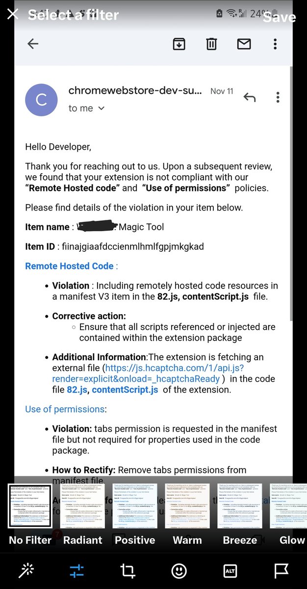 qtguru's tweet image. #Chrome #extension I initially got rejected for using #memberstack in a an extension. so memberstack loads a remote code for handling the login (Hcaptcha), what I did was to modify the source, to read the injected code from the extension itself using chrome.runtime.getUrl…