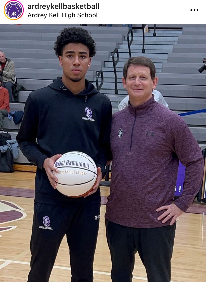 coachedhammonds's tweet photo. Congrats @delani_hammonds for becoming the All time Assist leader at Ardrey Kell. Super proud of you son. Play the right way @AKbasketball https://t.co/QJfYNfPk0v