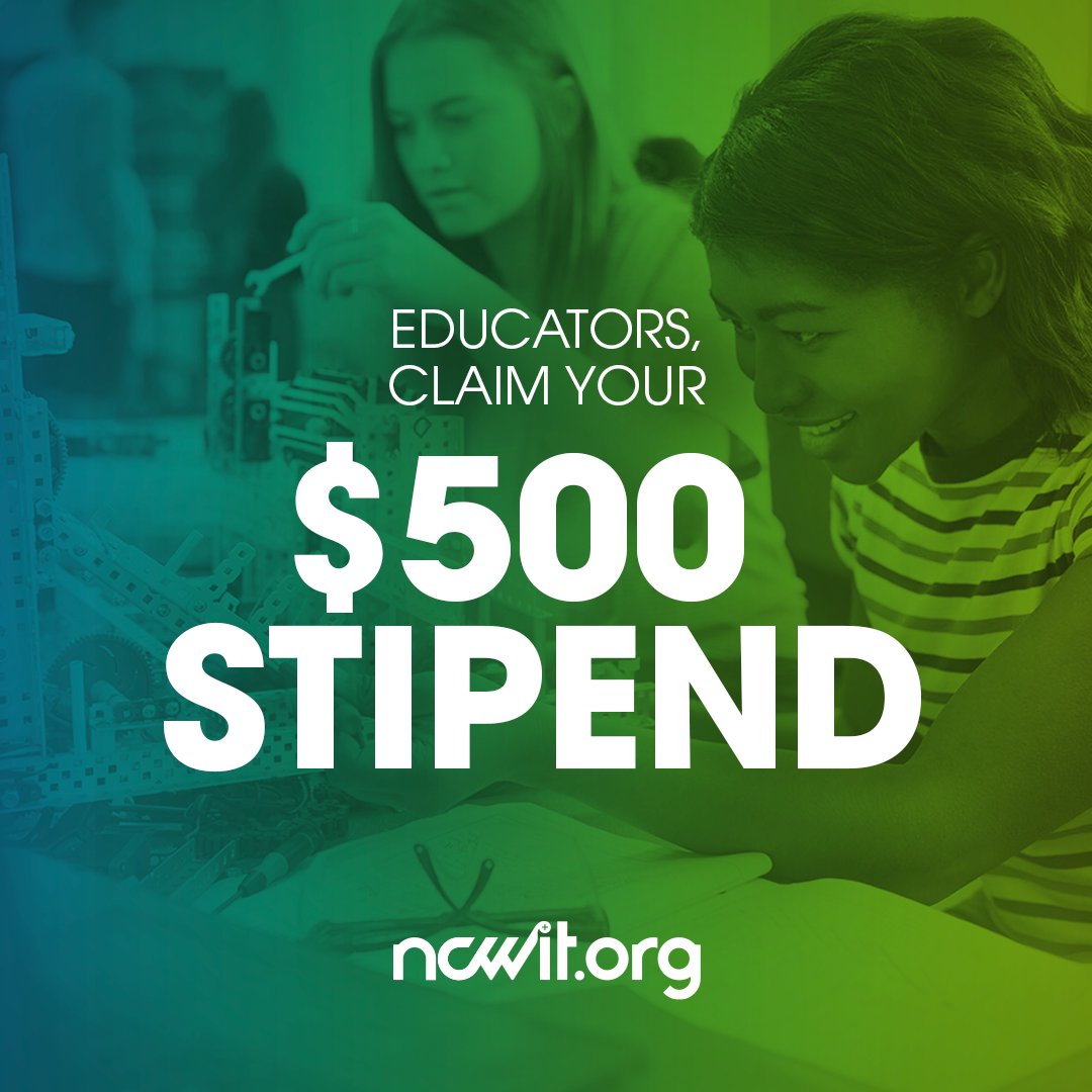 Did you know we support learning opportunities held during #CSEdWeek and beyond? Use the One-Day Event Guide and report back to access $500 first-come-first-served NCWIT AspireIT Evaluation Stipends! Guidelines: bit.ly/NCWIT-Stipend Toolkit: ncwit.org/resources/aspi…