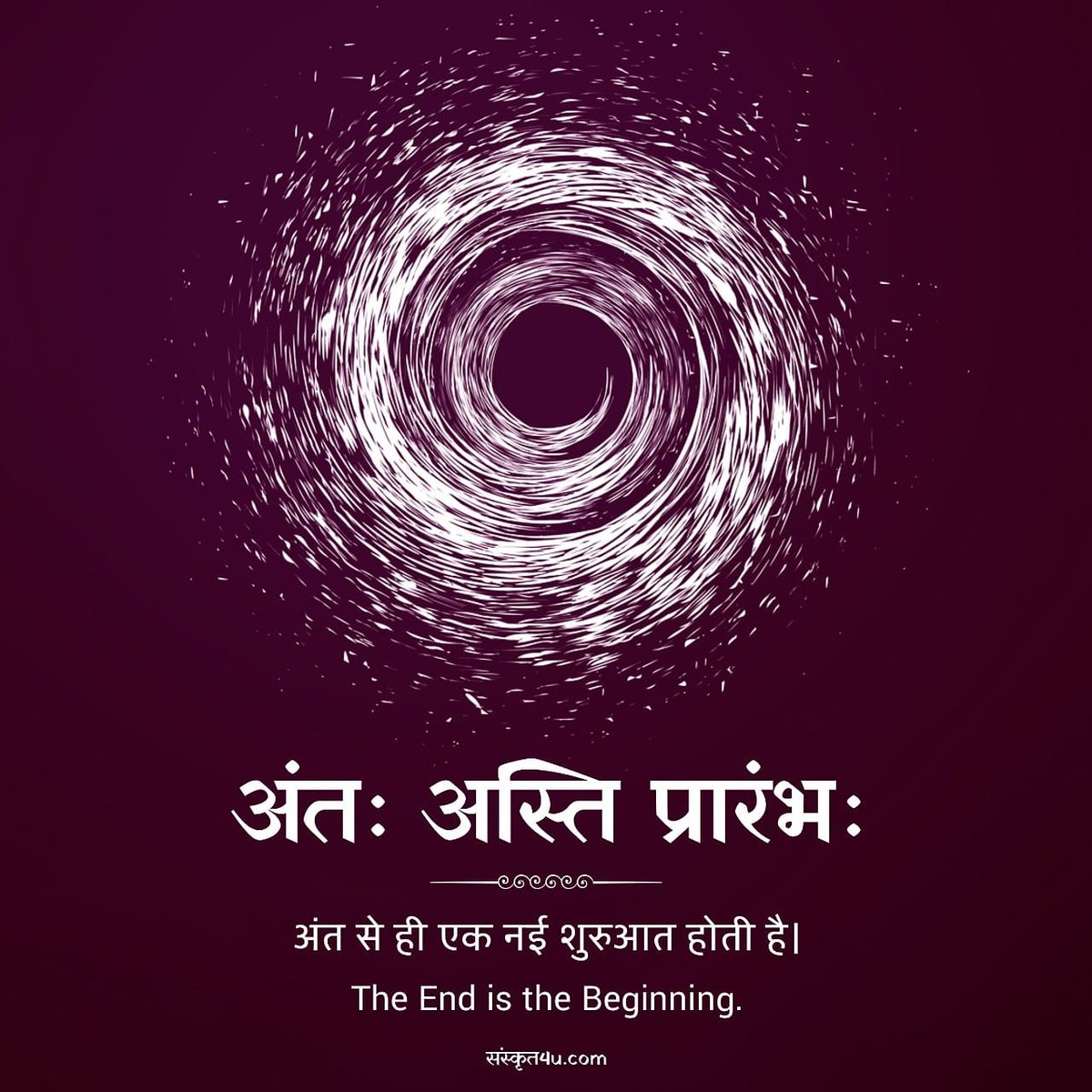 bvgita's tweet photo. "न कंचित् शाश्वतम्“ : कुछ भी स्थायी नहीं है।"
Nothing is permanent. https://t.co/Vj4cKCrFKL
