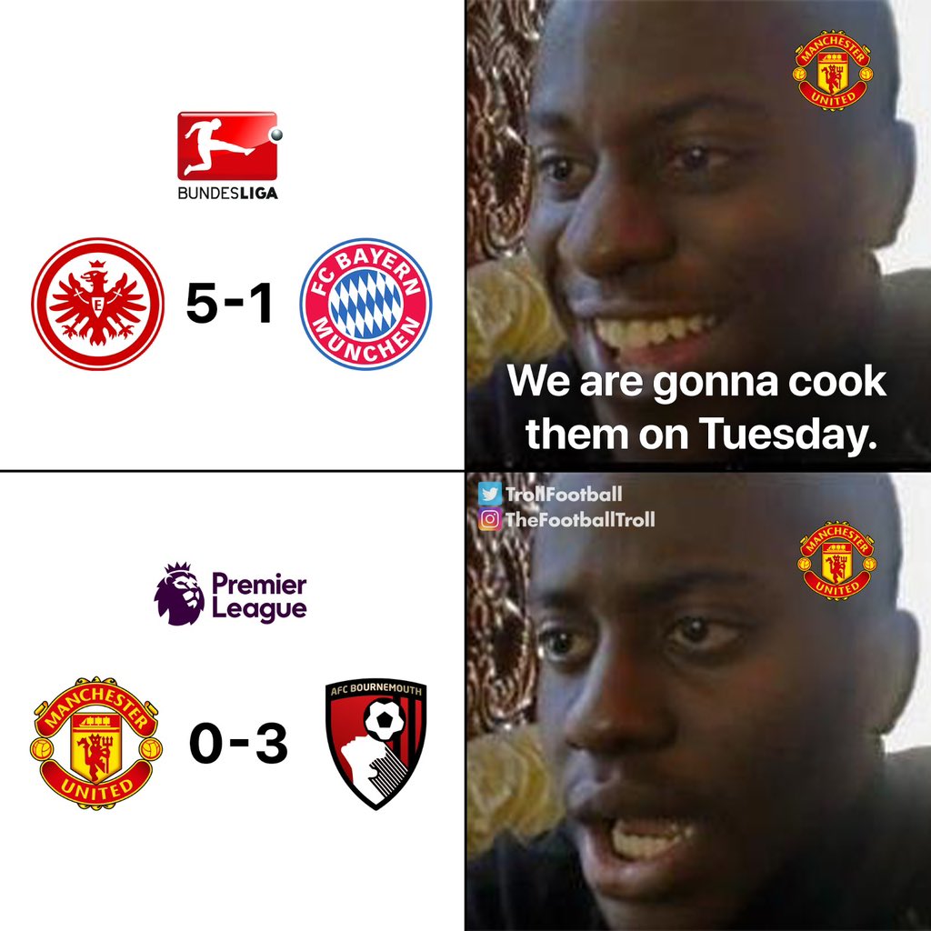TrollFootball's tweet photo. Man United fans today https://t.co/4wqxQglPad