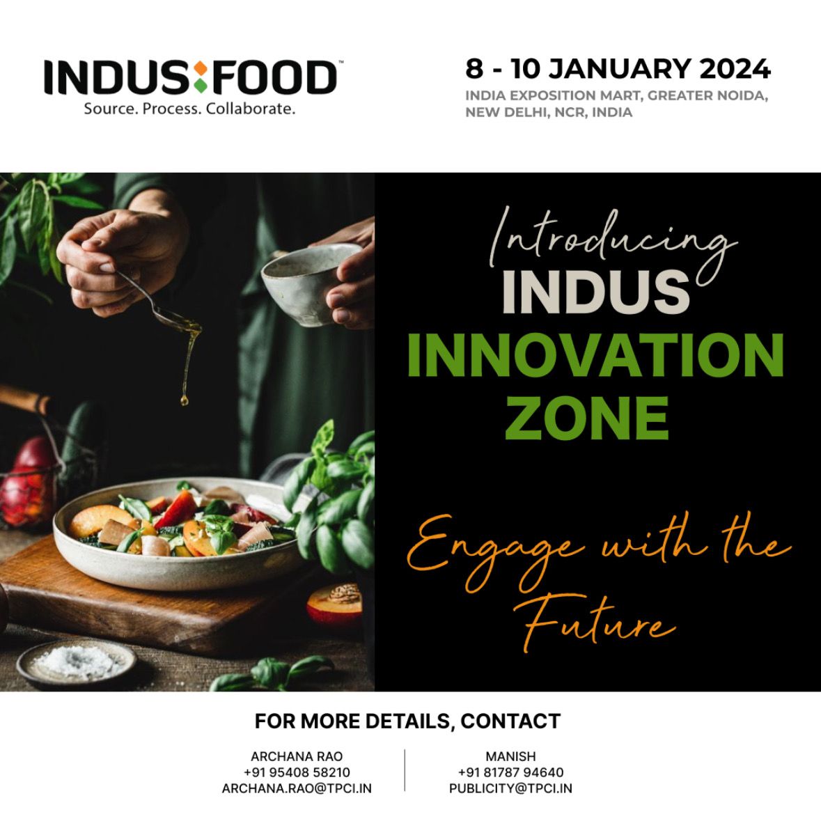 indusfoodshow's tweet photo. Unveil the future of F&amp;B at the Indus Innovation Zone! Explore trends, nominate your innovations by December 12, 2023, and seize the opportunity to shine on the global stage. 

Open to all Indusfood exhibitors. Don't miss your chance—submit now at https://t.co/sP8MoFiDjI. https://t.co/T1H9KG1cKf