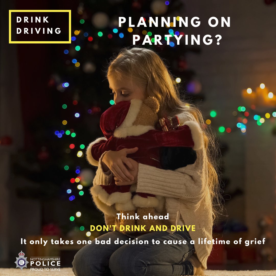 Don’t ruin a child’s Christmas or destroy a family. 🎄 Getting behind the wheel after a drink is never clever – it’s lethal, so leave your car keys at home. 🚗 Help us to make sure everyone makes it home this Christmas. #ADeadlyMix #DontDrinkAndDrive